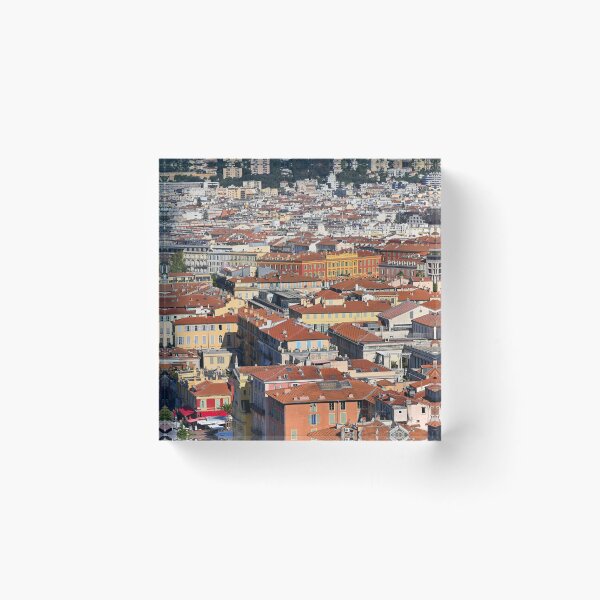 Item preview, Old buildings and church towers in Nice France designed and sold by goceris.