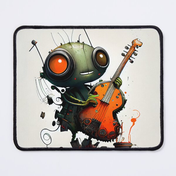 Item preview, "Inked in Sound: The Artistic Expression of the Robot's Music" designed and sold by digitalbrosse.