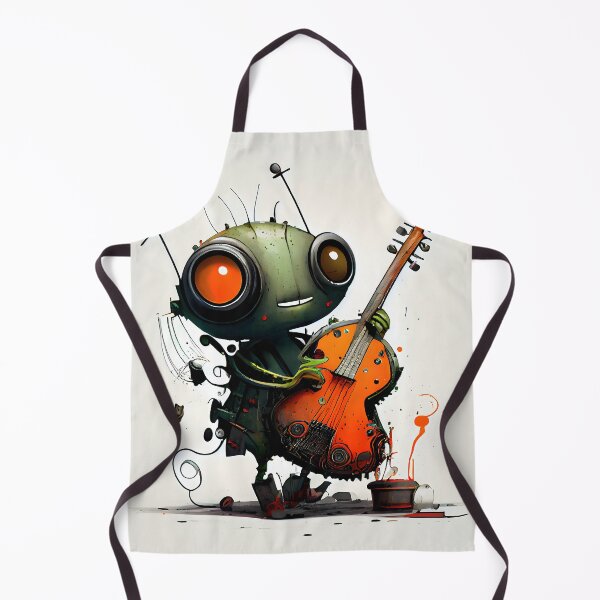 Item preview, "Inked in Sound: The Artistic Expression of the Robot's Music" designed and sold by digitalbrosse.