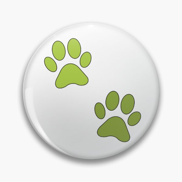 Item preview, dog's paws stickers - lime designed and sold by Kiniusia.