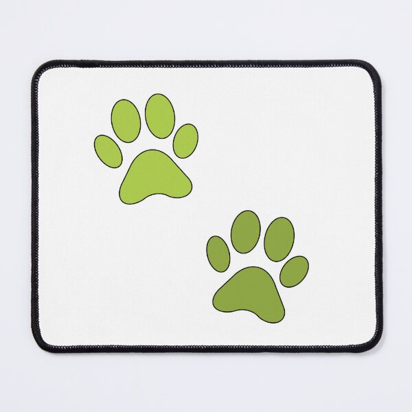 Item preview, dog's paws stickers - lime designed and sold by Kiniusia.