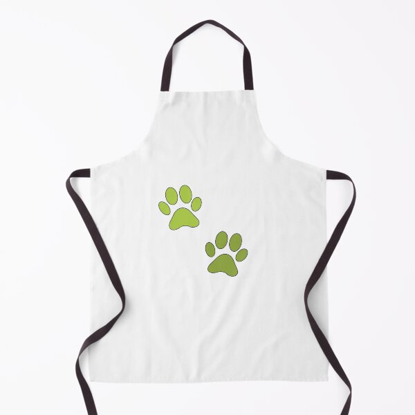 Item preview, dog's paws stickers - lime designed and sold by Kiniusia.