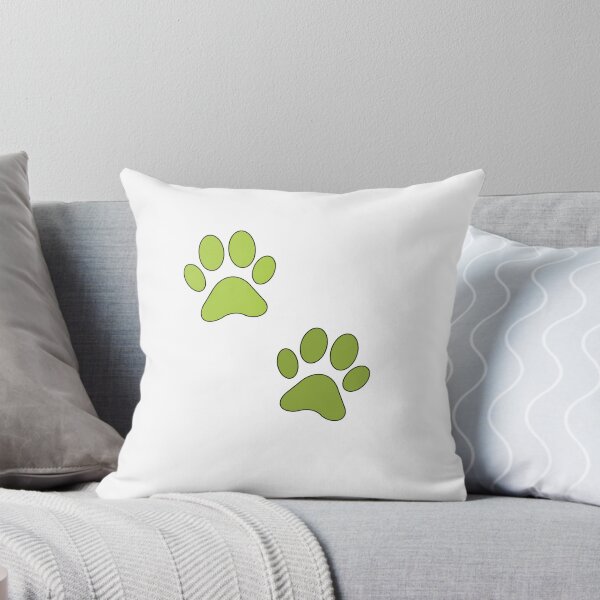Item preview, dog's paws stickers - lime designed and sold by Kiniusia.