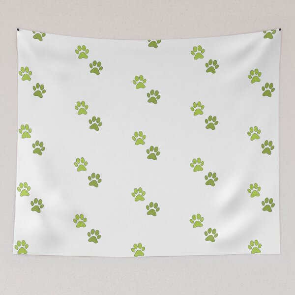 Item preview, dog's paws stickers - lime designed and sold by Kiniusia.