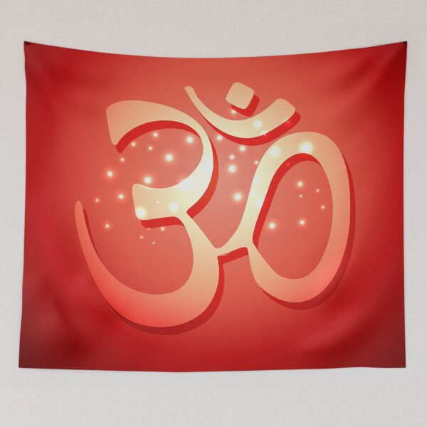 Item preview, Om Symbol tapestry 2023 designed and sold by BeshooShop.