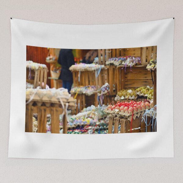 Item preview, Colorful and painted Easter eggs market in Vienna Austria designed and sold by goceris.
