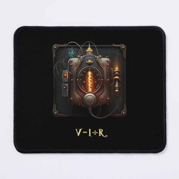 Item preview, Voltage is Current over Resistance - A Steampunk Design designed and sold by Mindful-Designs.