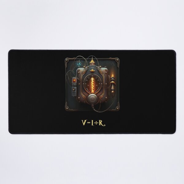 Item preview, Voltage is Current over Resistance - A Steampunk Design designed and sold by Mindful-Designs.