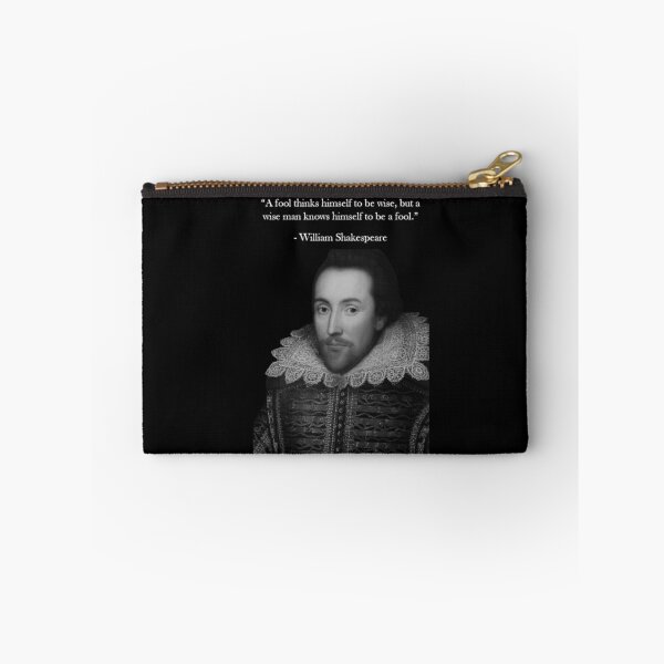 Item preview, William Shakespeare Quote - Wisdom and Foolishness designed and sold by Reed-Inc.