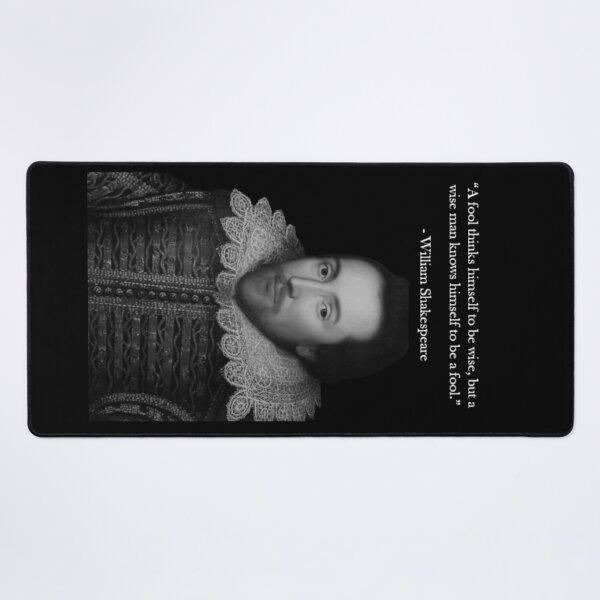 Item preview, William Shakespeare Quote - Wisdom and Foolishness designed and sold by Reed-Inc.