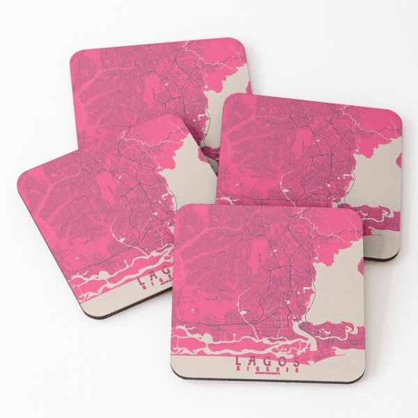 Item preview, Lagos City Map of Nigeria  - Blossom designed and sold by deMAP.