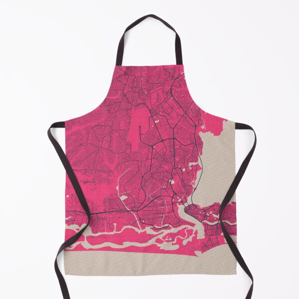 Item preview, Lagos City Map of Nigeria - Blossom designed and sold by deMAP.