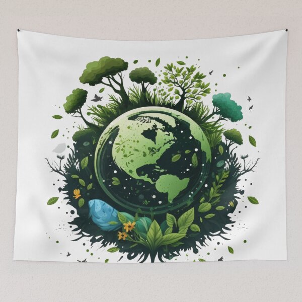 Item preview, Earth Day Inspired - Nature-Inspired Earth Day Minimalist Design designed and sold by AniMangArt.