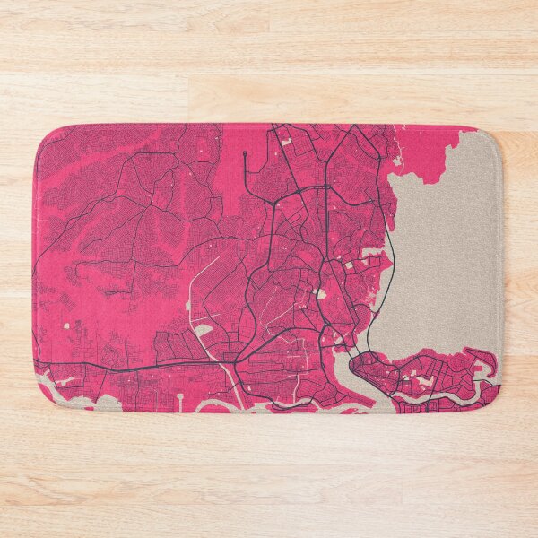 Item preview, Lagos City Map of Nigeria  - Blossom designed and sold by deMAP.