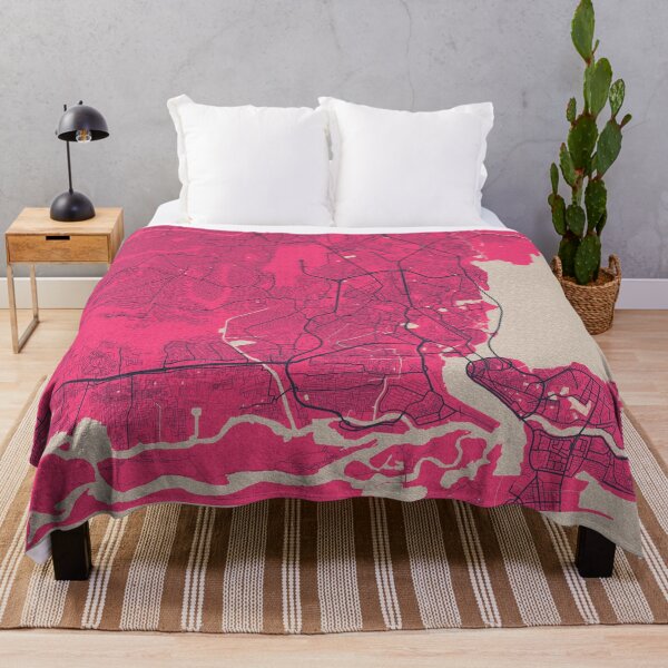 Item preview, Lagos City Map of Nigeria  - Blossom designed and sold by deMAP.