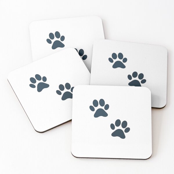 Item preview, dog's paws stickers - sapphire designed and sold by Kiniusia.