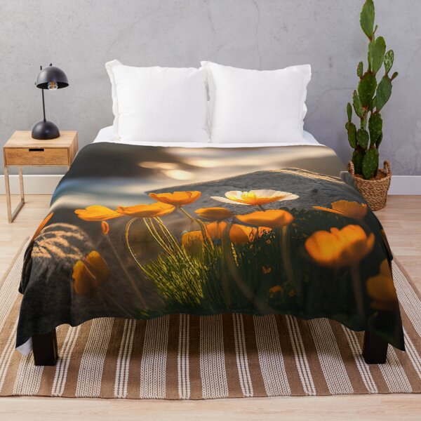 Item preview, Orange California poppies at the seashore designed and sold by RK - Shop.