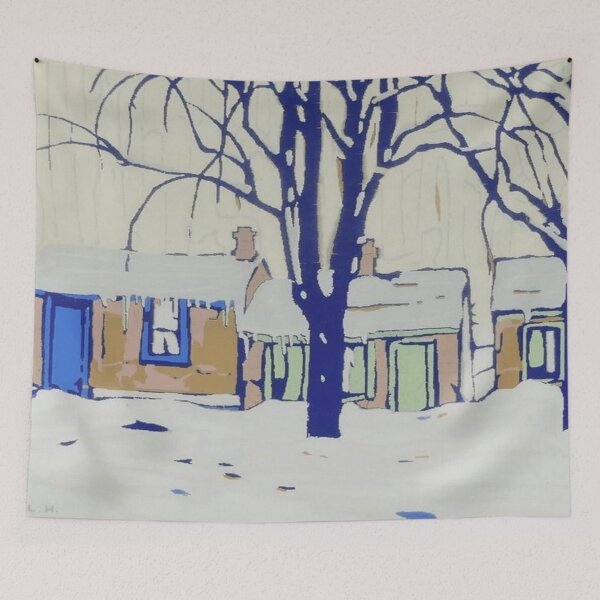 Item preview, Houses in Winter by Lawren Harris designed and sold by TheRedVineyard.