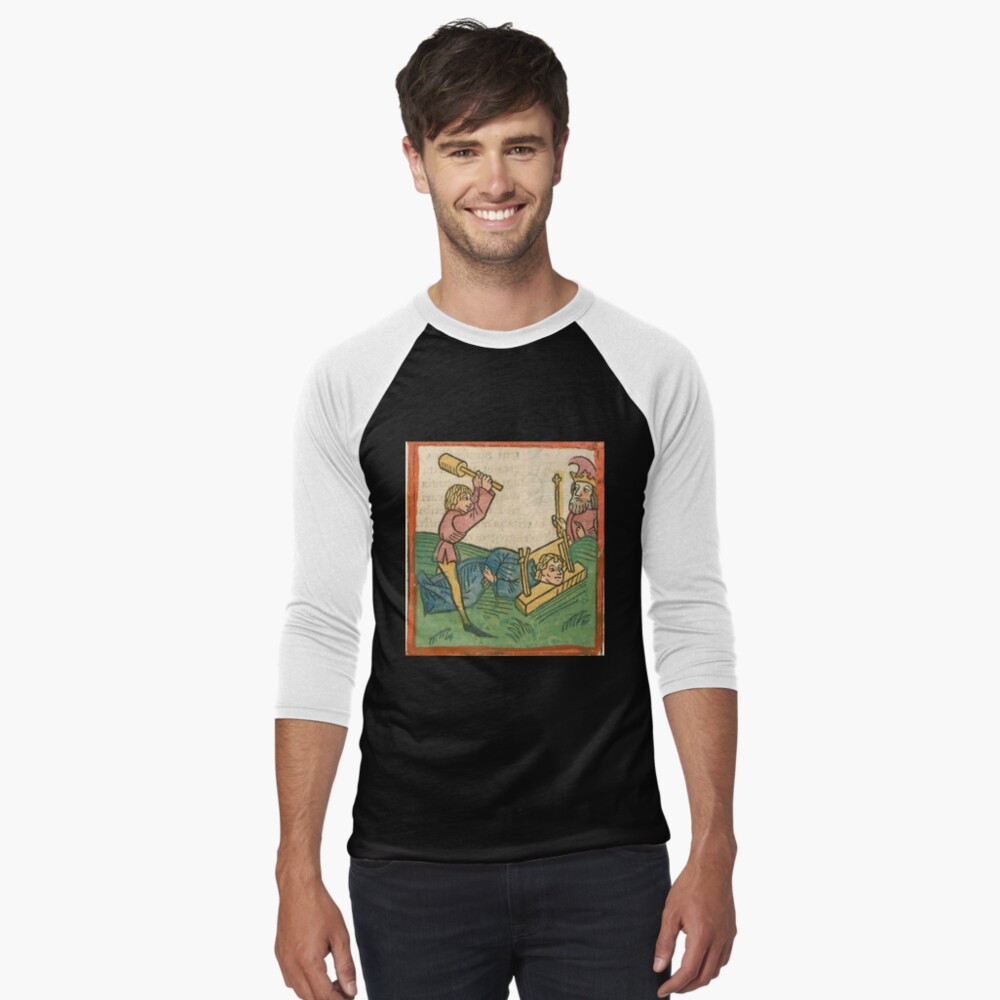 Artikel-Vorschau von Baseballshirt mit 3/4-Arm, designt und verkauft von VintageManiac.