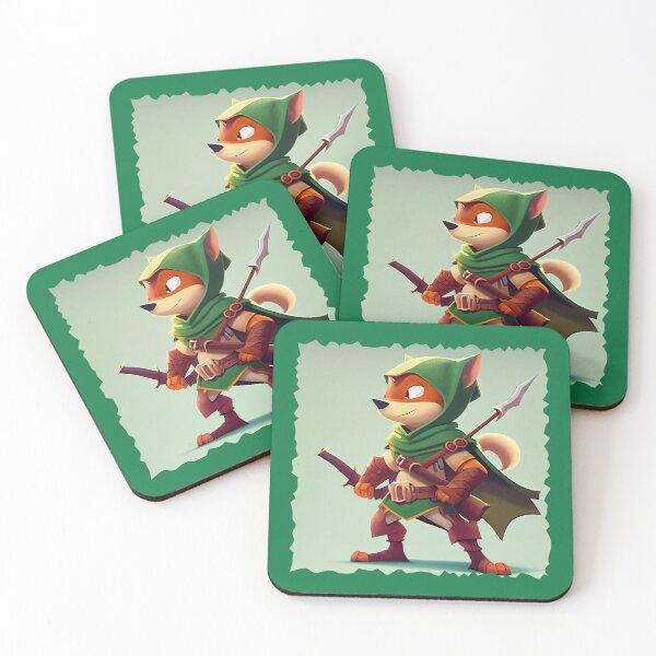 Item preview, Cute Robin Hood Fox designed and sold by vladocar.