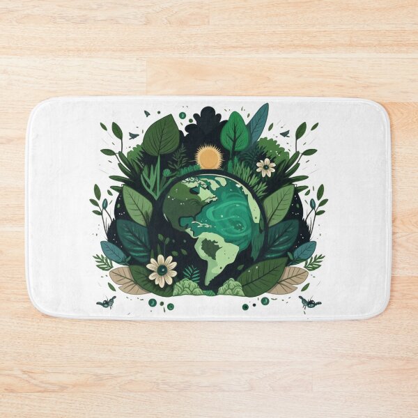 Item preview, Nature-Inspired Earth Day Minimalist Design designed and sold by AniMangArt.