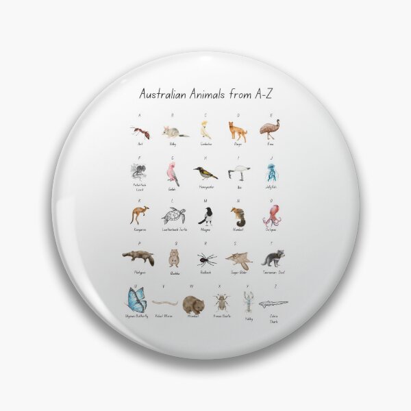 Item preview, Australian Animals A-Z designed and sold by Quoteeble.