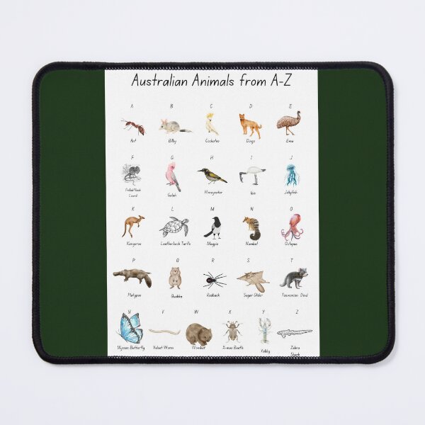 Item preview, Australian Animals A-Z designed and sold by Quoteeble.