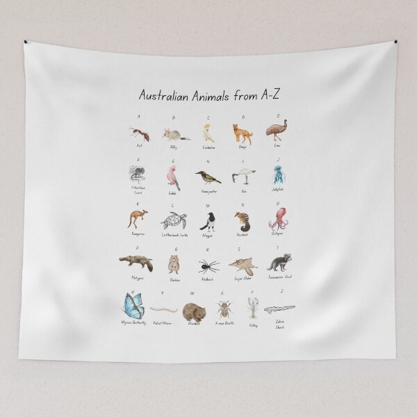 Item preview, Australian Animals A-Z designed and sold by Quoteeble.