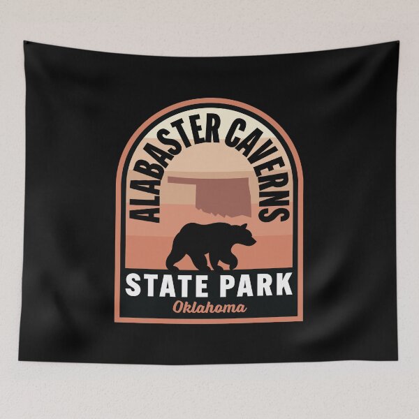 Item preview, Alabaster Caverns State Park OK Bear designed and sold by HalpinDesign.