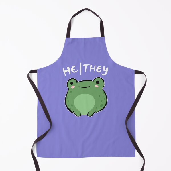 Item preview, He/They Pronoun Frog: Kawaii Nonbinary Queer Aesthetic Gift Celebrating Demigirls, Demiboys, Transgender, and LGBTQ Pride designed and sold by MinistryOfFrogs.