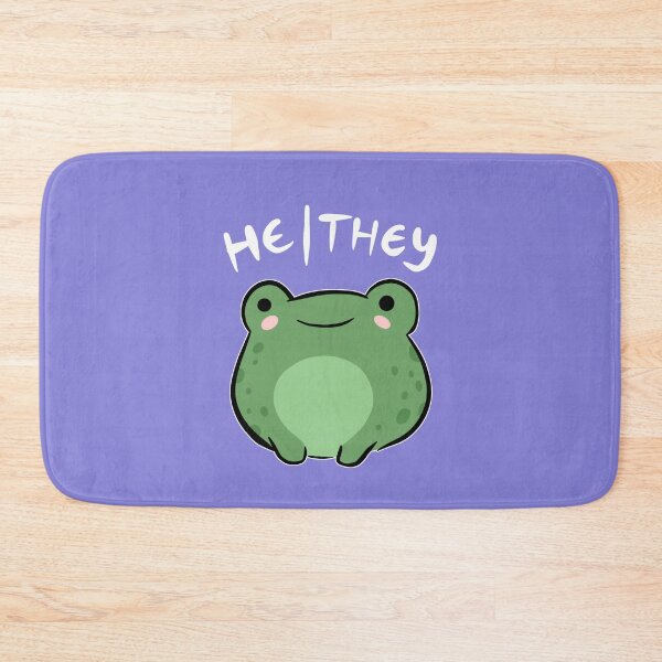 Item preview, He/They Pronoun Frog: Kawaii Nonbinary Queer Aesthetic Gift Celebrating Demigirls, Demiboys, Transgender, and LGBTQ Pride designed and sold by MinistryOfFrogs.