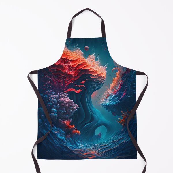 Item preview, TIDAL - Colorful Abstract Wave Art designed and sold by elnixart.