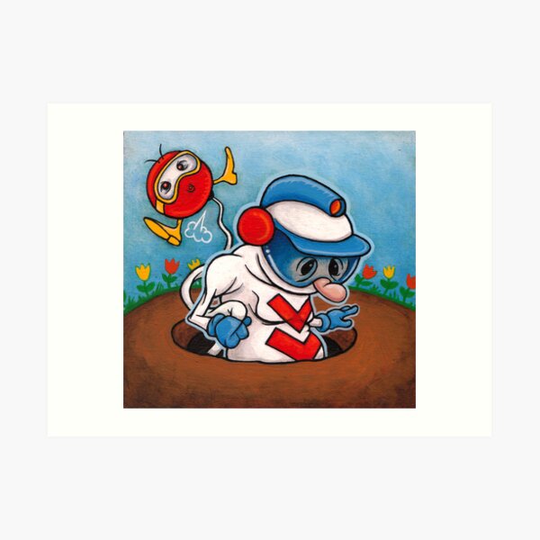 DigDug Art Print