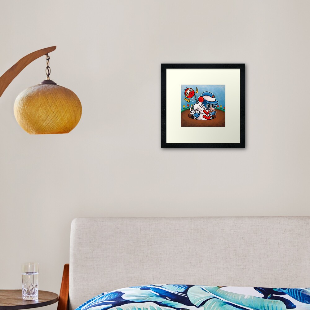 Item preview, Framed Art Print designed and sold by mistertengu74.