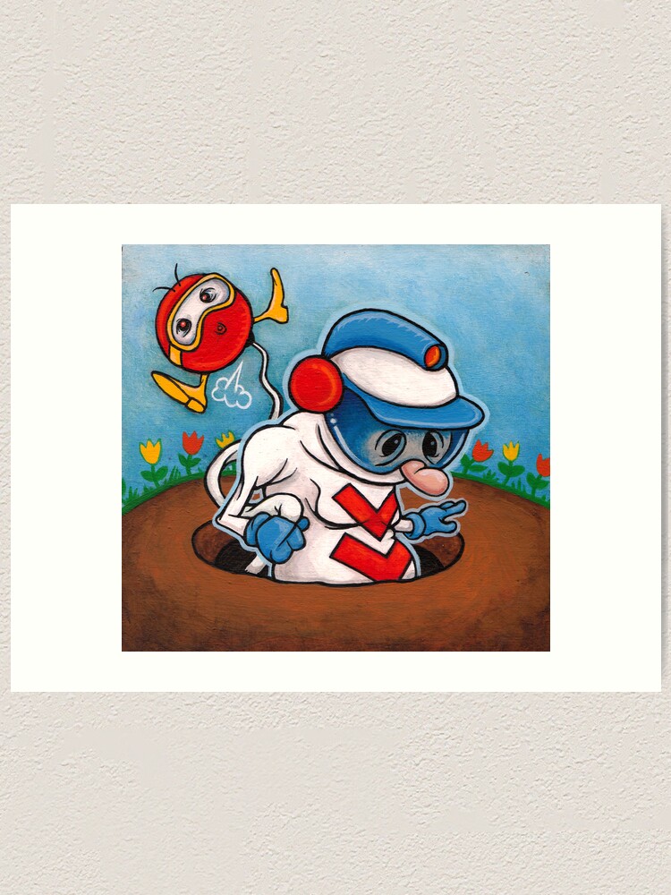 Alternate view of DigDug Art Print