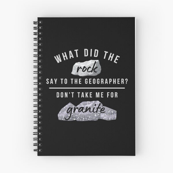 Item preview, What did the rock say to the geographer? designed and sold by Suzielie.
