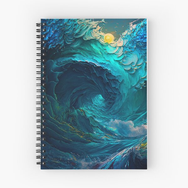 Item preview, TIDAL - Colorful Abstract Wave Art designed and sold by elnixart.
