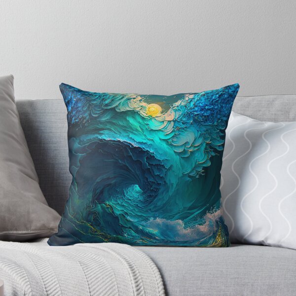 Item preview, TIDAL - Colorful Abstract Wave Art designed and sold by elnixart.