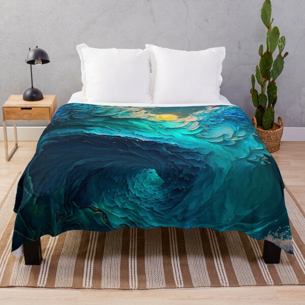 Item preview, TIDAL - Colorful Abstract Wave Art designed and sold by elnixart.