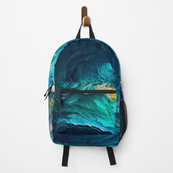 Item preview, TIDAL - Colorful Abstract Wave Art designed and sold by elnixart.