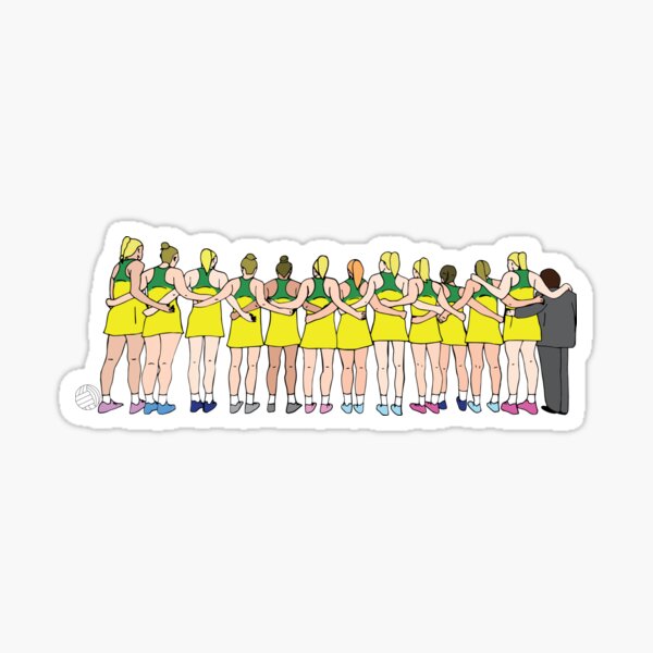 Item preview, Sisters in Arms - Australian Netball designed and sold by samantor.