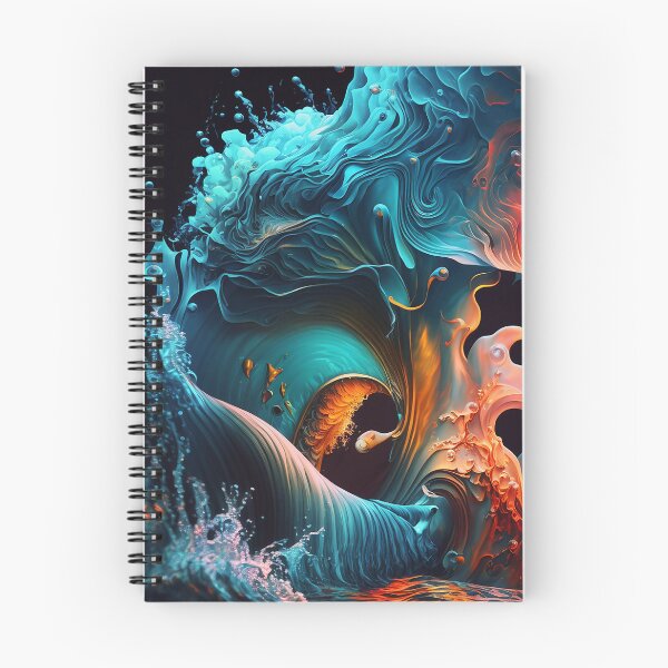 Item preview, Colorful Abstract Splash Art designed and sold by elnixart.