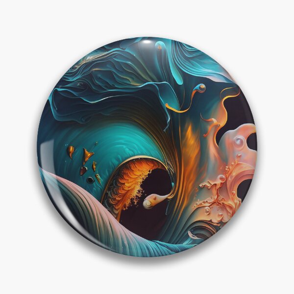 Item preview, Colorful Abstract Splash Art designed and sold by elnixart.