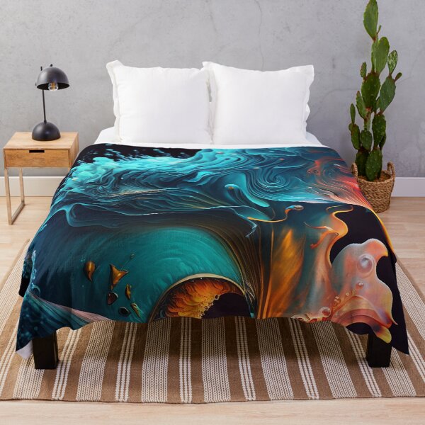 Item preview, Colorful Abstract Splash Art designed and sold by elnixart.