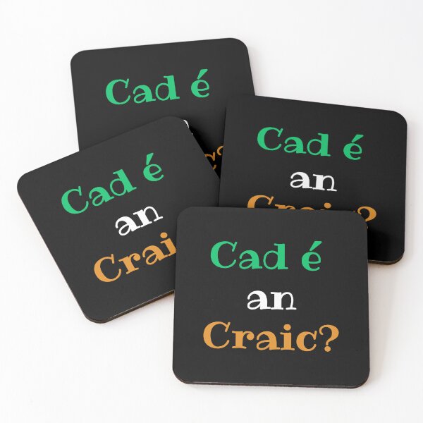 Item preview, Cad é an Craic? Irish Language Whats The Craic?  designed and sold by Irishprints.
