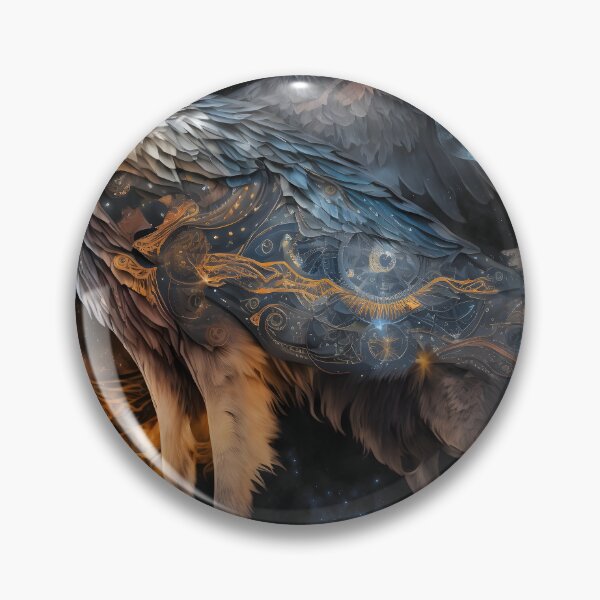 Item preview, fuison of wolf and eagle designed and sold by novmasao.