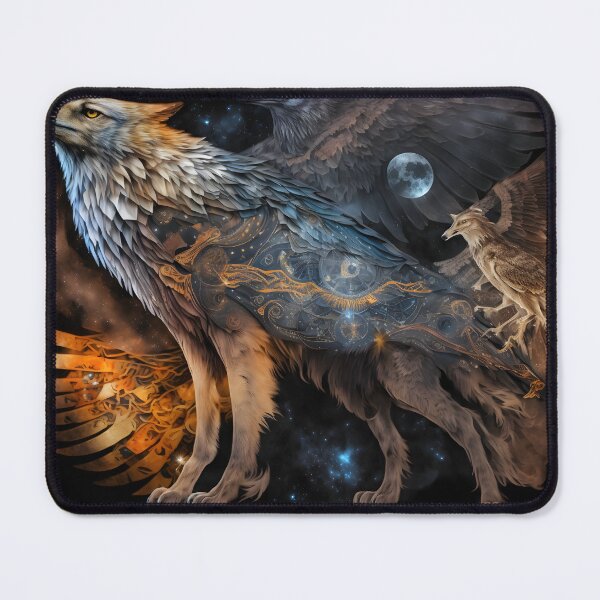Item preview, fuison of wolf and eagle designed and sold by novmasao.