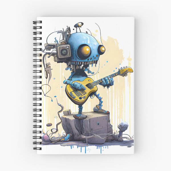 Item preview, "Splash of Sound: The Robot Makes a Musical Mess" designed and sold by digitalbrosse.