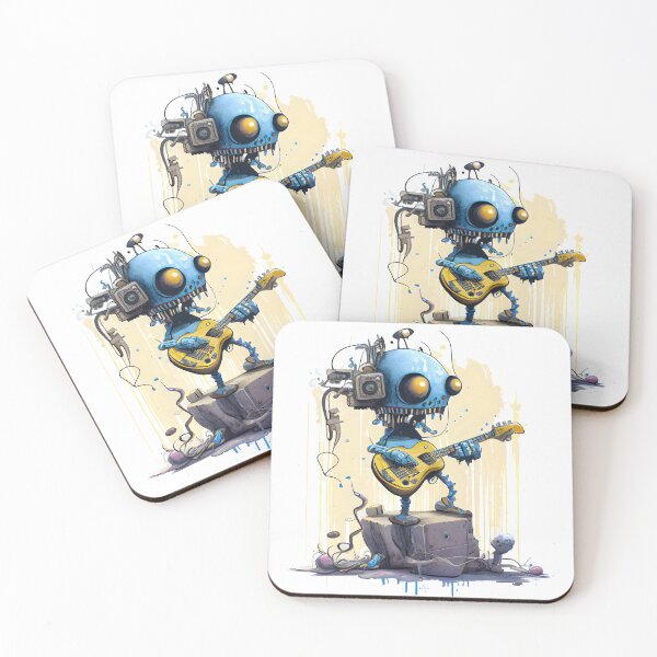 Item preview, "Splash of Sound: The Robot Makes a Musical Mess" designed and sold by digitalbrosse.