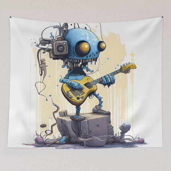 Item preview, "Splash of Sound: The Robot Makes a Musical Mess" designed and sold by digitalbrosse.